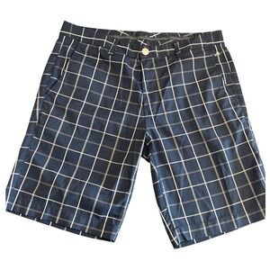 Bonobos Maide Golf Shorts Plaid Moisture Wicking Lightweight Size 33
